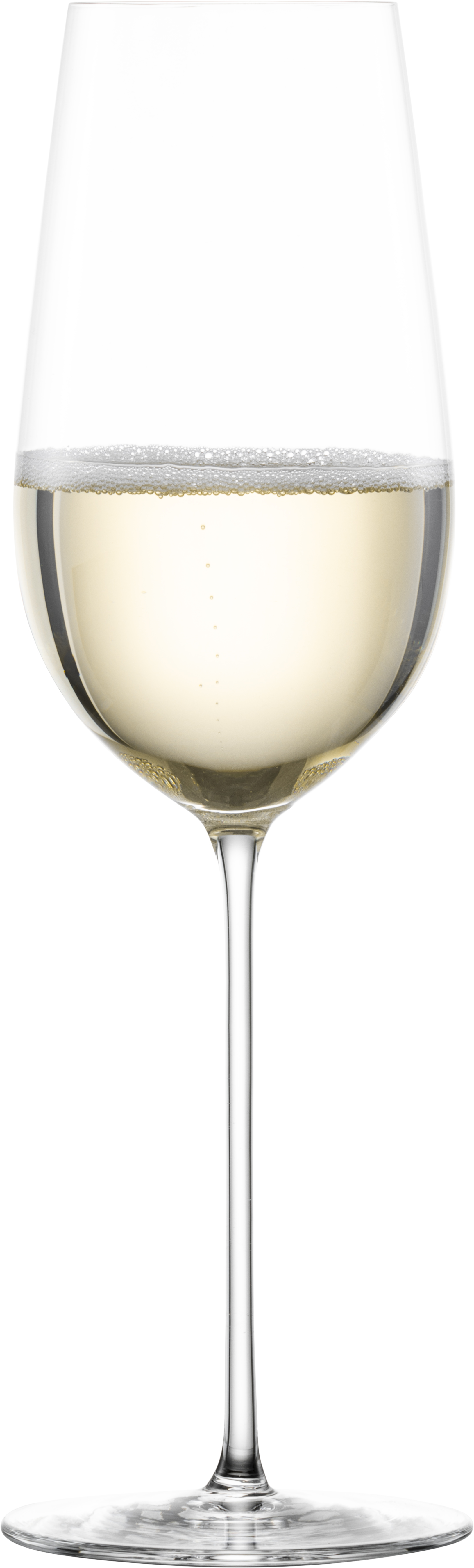 Schlichtes Glas für Schaumwein, vermutlich Vuelo Serie. Elegant und zeitlos.