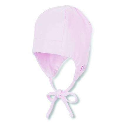 Sterntaler Baby-Mütze rosa Gr. 39 – Bio-Baumwolle, mit Bindeband - Neu - Image 2
