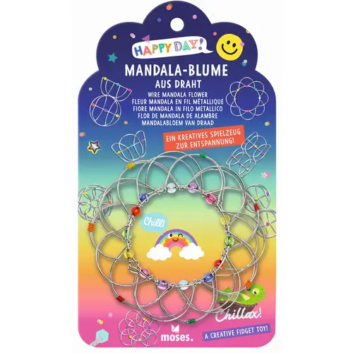Happy Day Mandala-Blume aus Draht