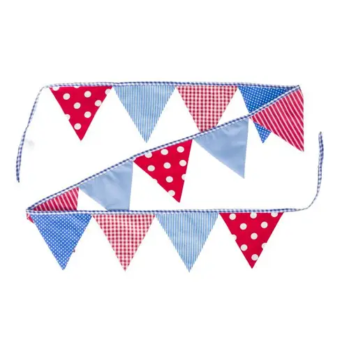 Goki Cotton Bunting BlueRed - Image 5