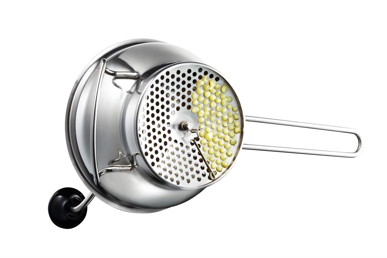 Gefu Küchenboss Braun Passiergerät Flotte – Silberfarben – Ca.21x12x40cm - Image 9