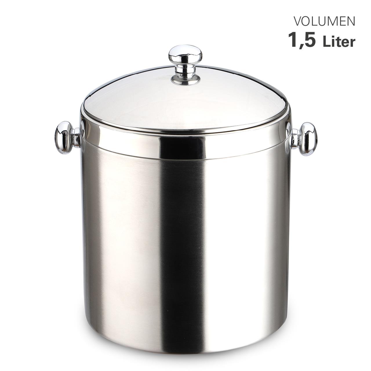 Eiswürfelbehälter mit Zange 1,5L
